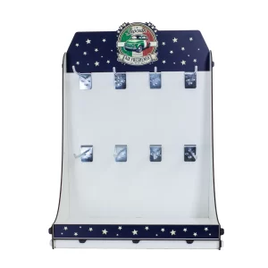 ahsap-masaustu-askili-stand1 Askılı masaüstü ahşap stand – karşıdan görünüm